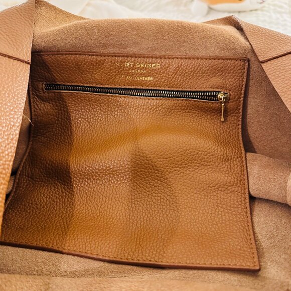 Kurt Geiger Violet leather tote - Picture 5 of 11